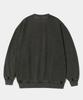 COLUMBIA UNIVERSITY Campus Washed Fleece Crew Neck_Charcoal