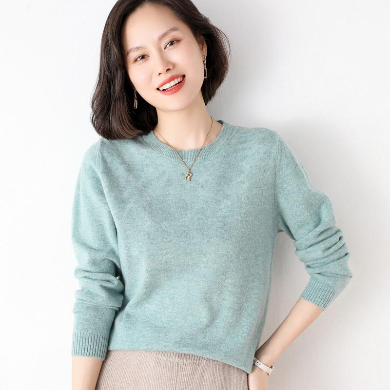 Women's Slim Fit High Neck Wool Base Layer Sweater - Autumn/Winter Collection