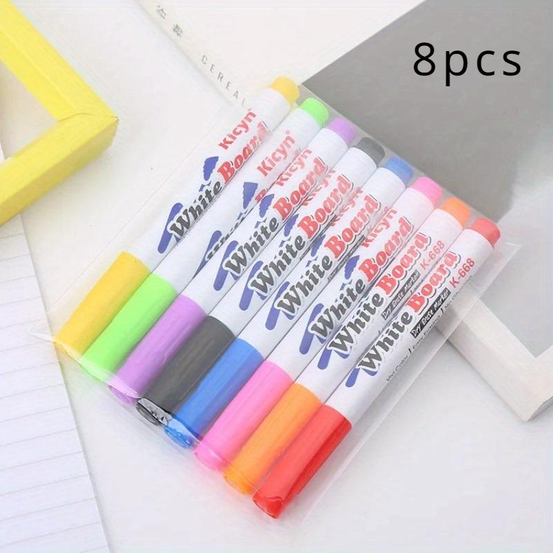 

Набор из 8/12 шт. маркеров для белой доски, стираемые цветные маркеры с жидким мелом, школьные офисные пишущие принадлежности, канцелярские товары для рисования, художественные принадлежности