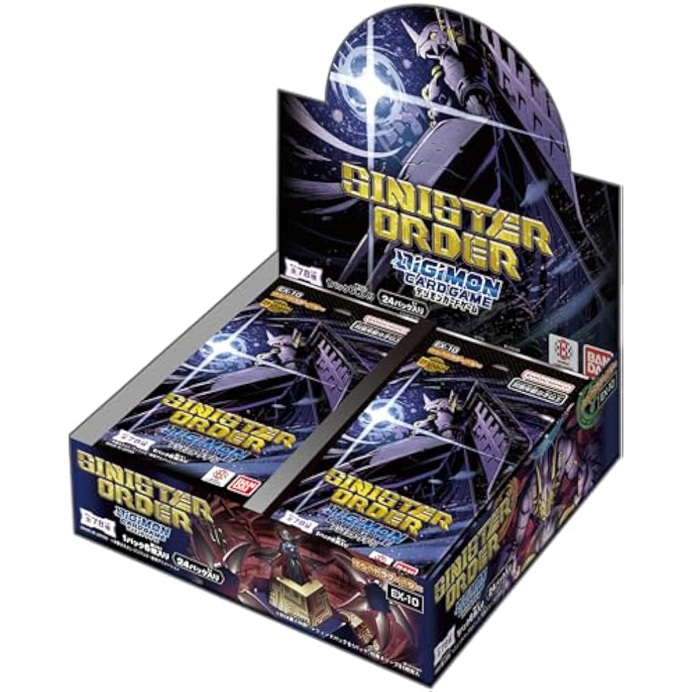 Bandai (BANDAI) Digimon Card Game Extra Booster SINISTER ORDER [EX-10] (BOX) 24 pack
