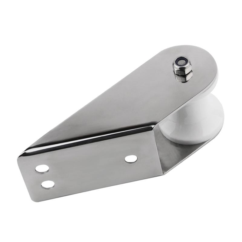 White Single Wheel Anchor Bow Roller 316 Stainless Steel Bow Roller for Marine Accessories