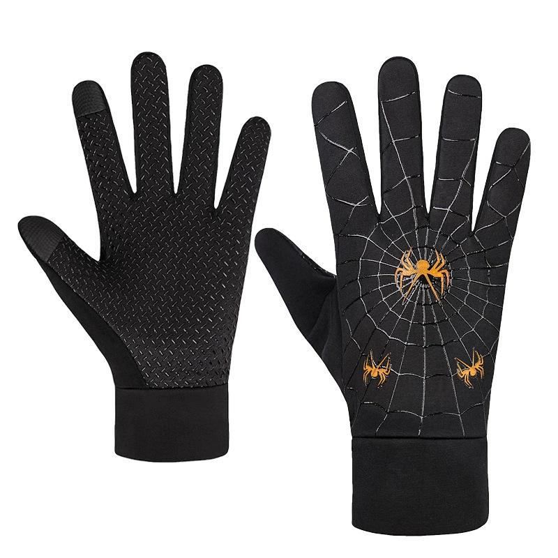 Cycling Gloves Men Autumn and Winter Warm Velvet Student Cycling Motorcycle Electric Vehicle Waterproof Hand Guard Cotton Gloves