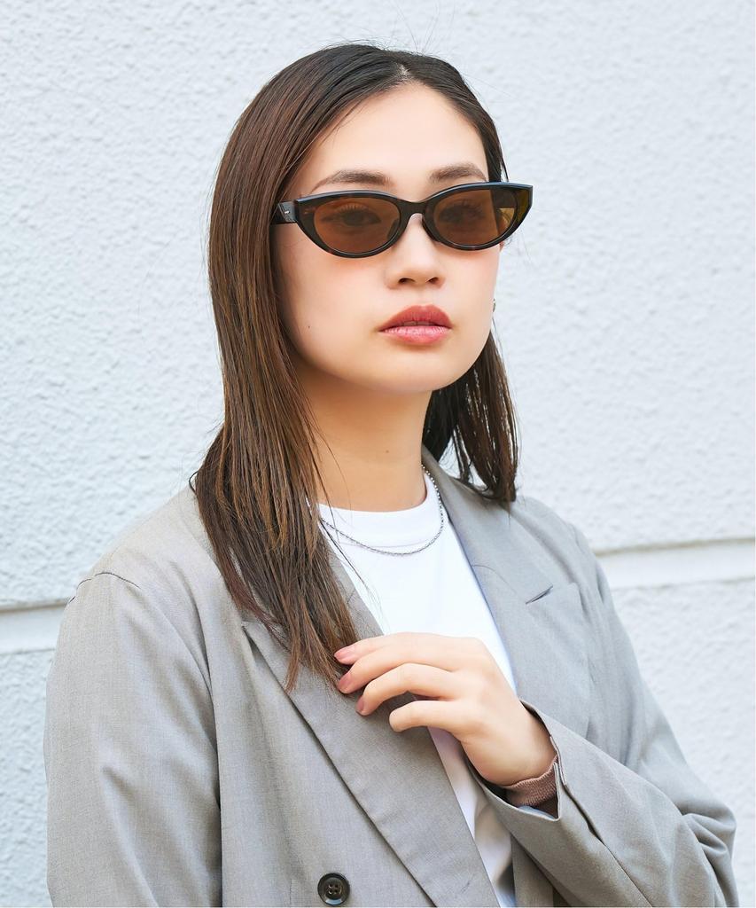 [Zoff] Oval Sunglasses  JOURNAL STANDARD relume Horizontal, UV Protection, Unisex, Men's, Women's, Stylish, Driving, Golf, Sports [ZN251G0149A1