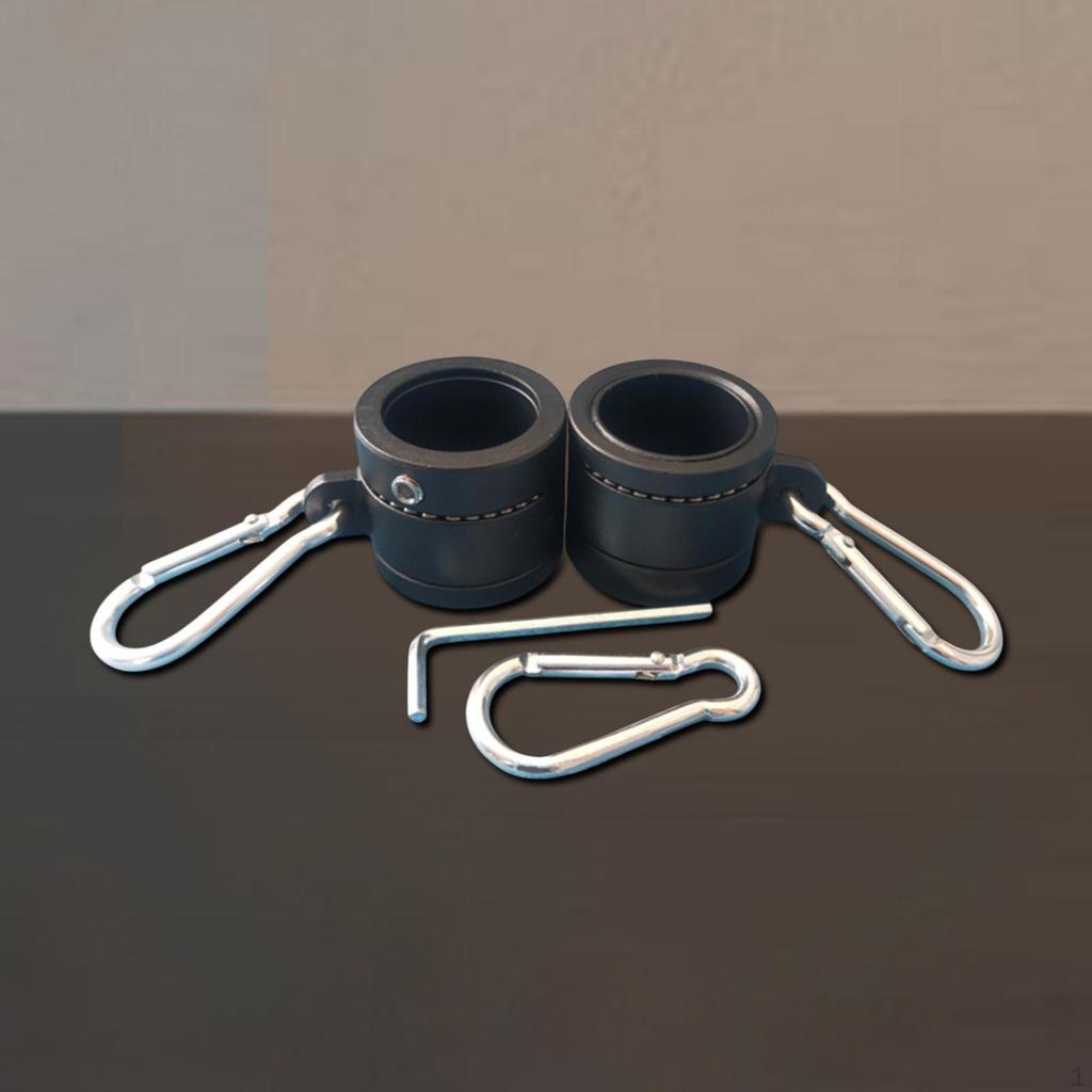 2 Bucăți Inele pentru Stâlp de Steag Inel de Montare Aliaj de Aluminiu Cleme Convenabile pentru Stâlp de Steag