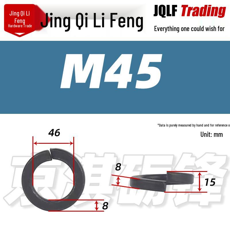 High-Strength Blackened Spring Washer M3-M64 GB93