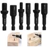 M6-M10 Hanger Bolt & Threaded Insert Driver Tool 1/4 Inch Hex Shank Self-Tapping Socket Adapter Set Power Tool Accessories