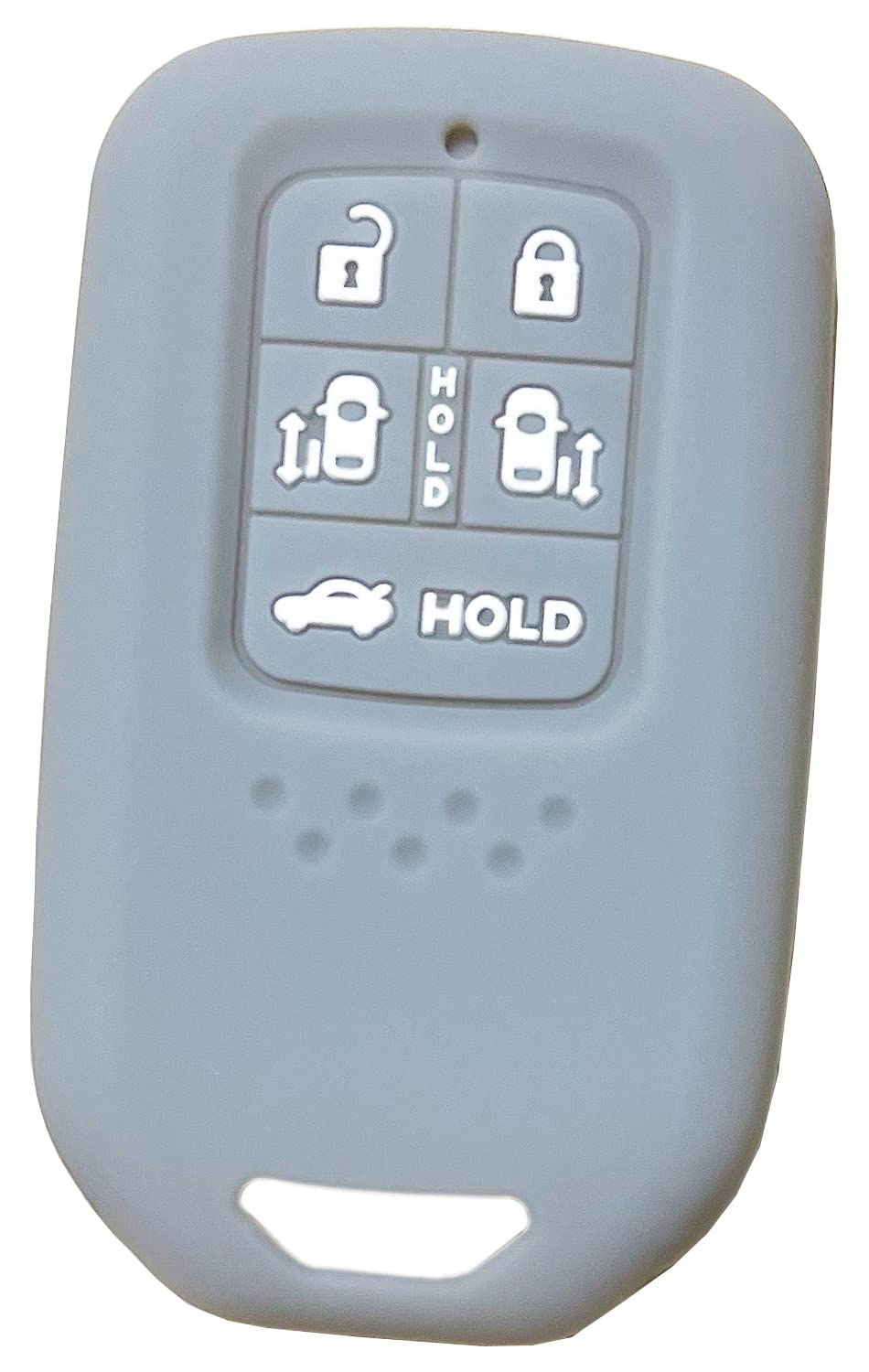 

[IKT] Smart key silicone cover for Honda cars, 5 buttons, серый