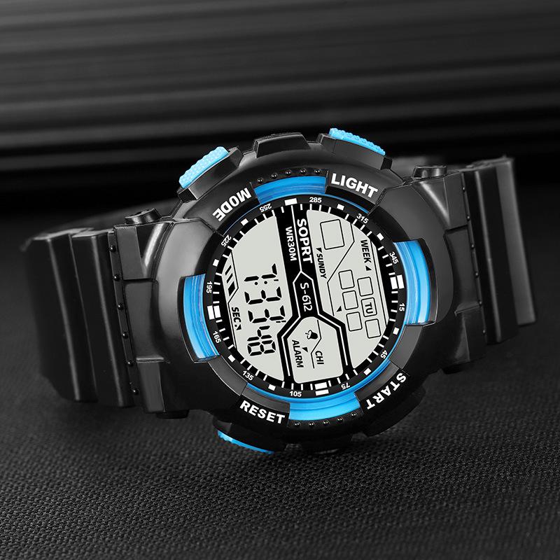 Electronic Watches For Men Sports Luminous Chronograph Alarm Clock Fashion Boys Middle School Students Teenagers Electronic Watches