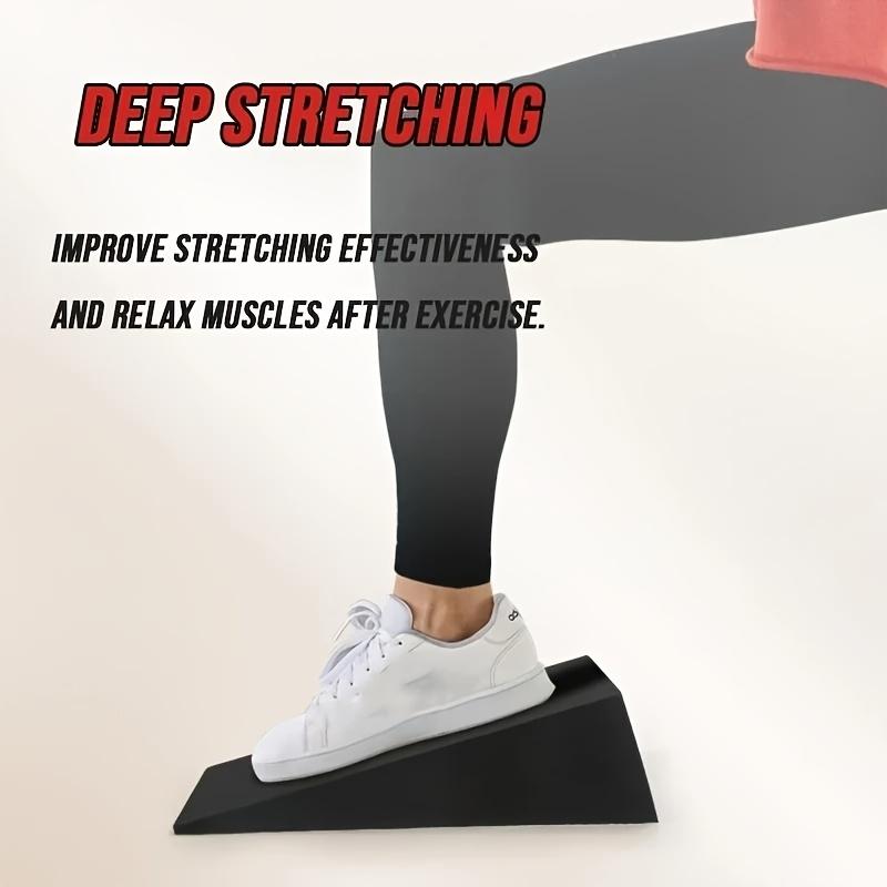 1 Pair Yoga Slant Boards for Deep Squats, Wedge Blocks for Fitness Weight Training, EVA Calf Elevation Stretching, And Heel Lift Incline Boards