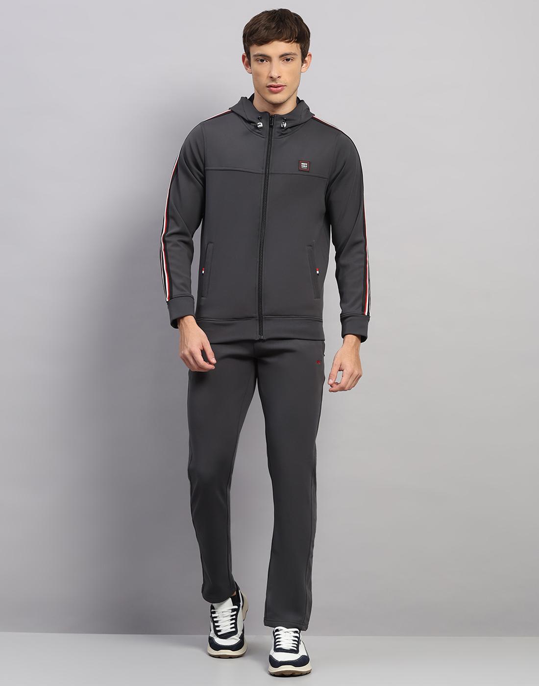 

Monte Carlo Men s Collar Neck Full Sleeve Tracksuit XXL чорний