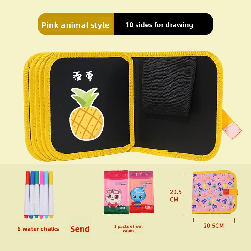 Children's Drawing Board Erasable Painting Book Coloring Water Chalk Cartoon Household Multi-functional Graffiti Drawing Board