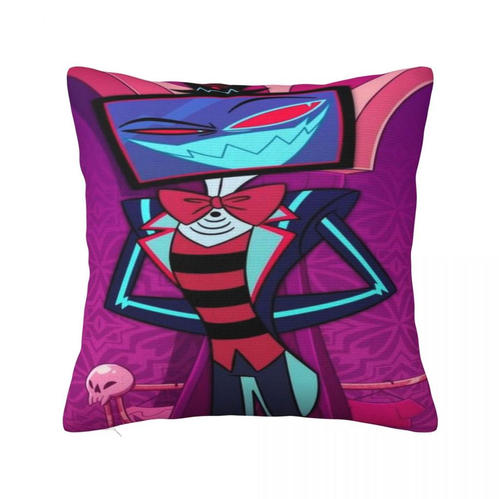 Hazbines Hoteles Alastor Vox 2 Printing Pillowcases Cushion Cover Pillow Covers Warm Home Decoration Square Multi-Size