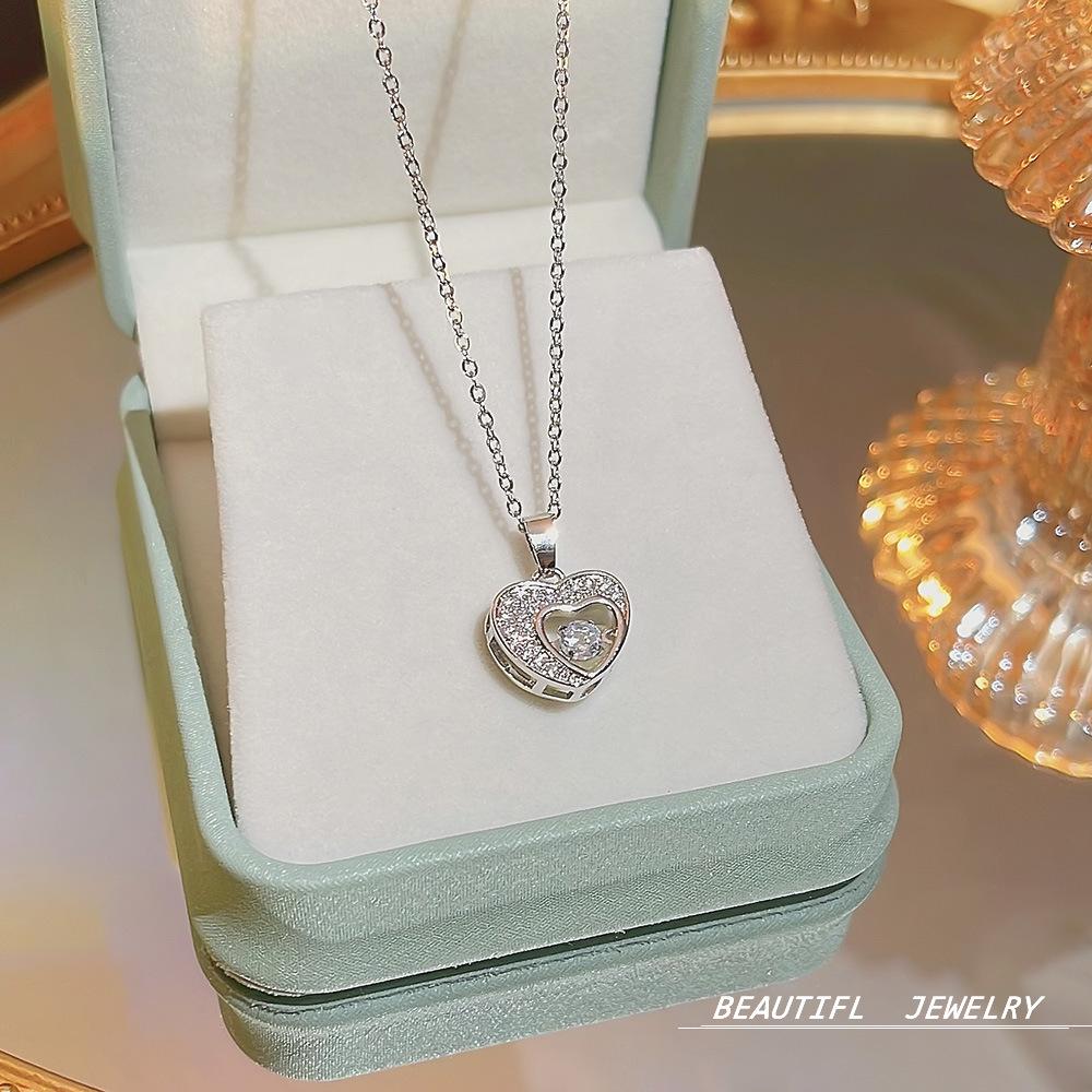 Korea's Best-Selling Clavicle Pendant Necklace - Super Fairy Titanium Steel Jewelry for Women