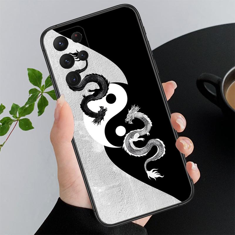 Chinese Dragon Art Funda Phone Case For Samsung A55 A16 A56 A36 A23 A35 A15 A53 A54 A33 A34 A25 A05S A52 A52S A14 A13 A71