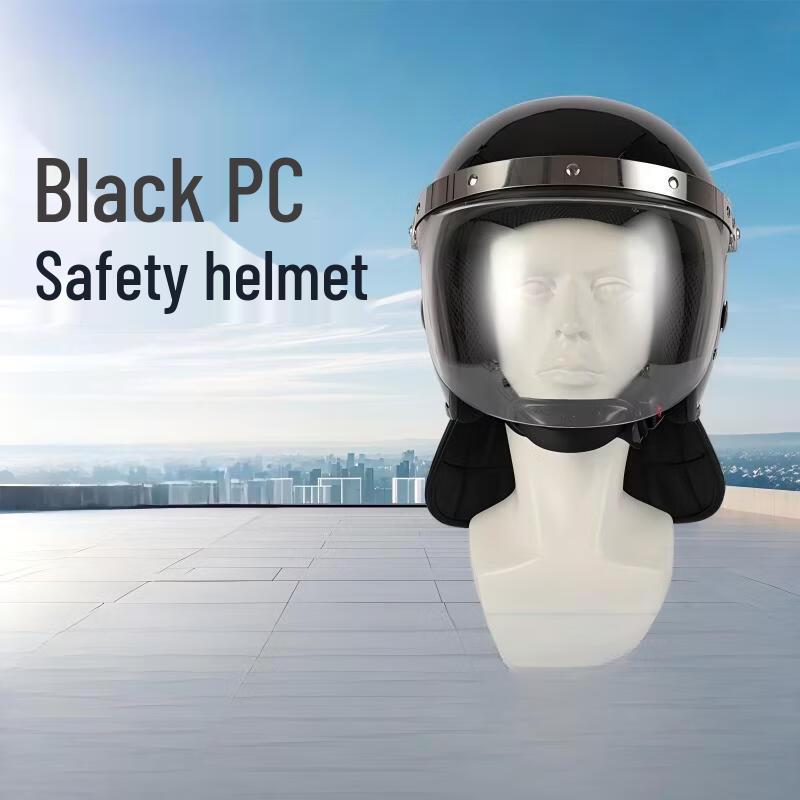 lieve Black Full-Face Duty Helmet