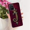 Clear For Samsung Galaxy S10 Lite Case Luxury Crown Fashion A-Z Letter 2D Painted Casing For Samsung S10 Lite G770F G770U1 Cover