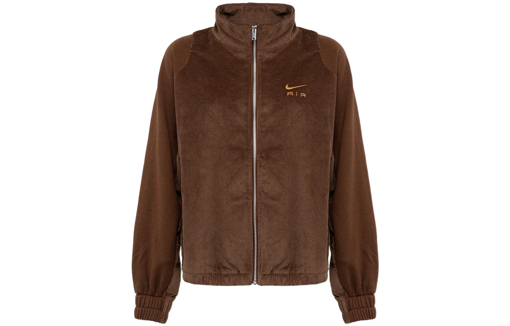 Nike Jackets Women s Brown Stand Collar Moderate Other DQ6928-259 M