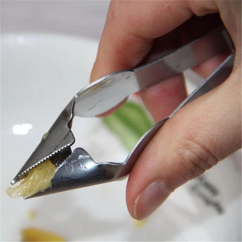 1pc Household Pineapple Strawberry Gourd Seed Digging Clip Tip Triangle Clip  Pineapple Core Remover Kitchen Tools