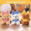 Bowknot Bear Plush Keychain Bag Pendant Animal Doll Toys Keyring Gifts Kids