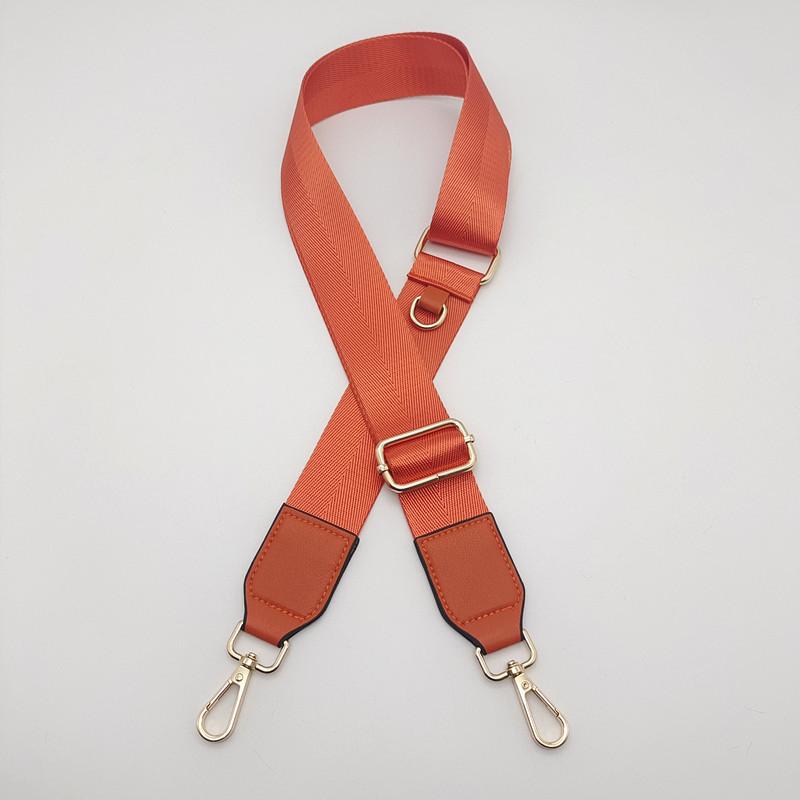 New Solid Color Nylon Bag Accessories D-type Buckle Hanging Small Bag Style Crossbody Strap Adjustable Backpack Shoulder Strap