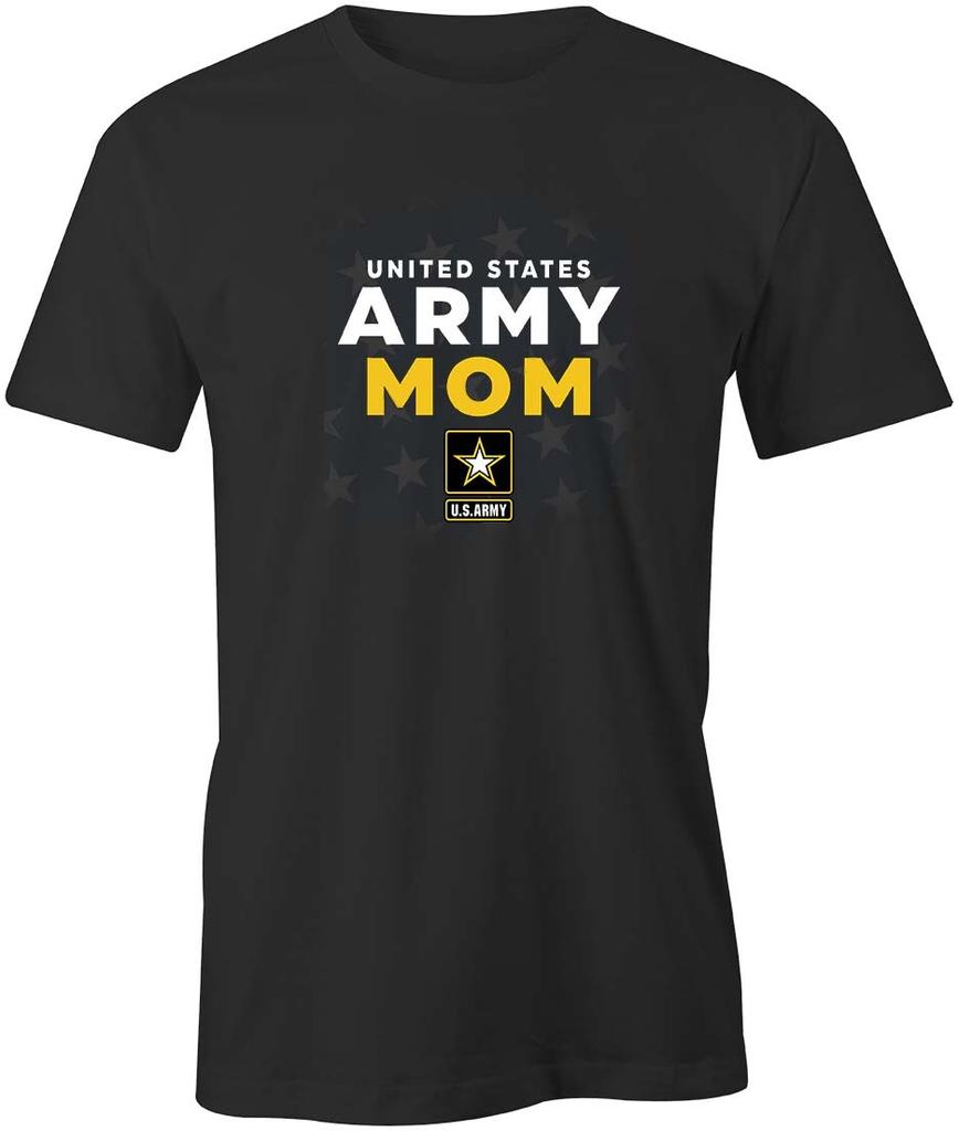 ARMY MOM TShirt Tee Short-Sleeved Cotton CLOTHING MILITARY USA S1BSA4