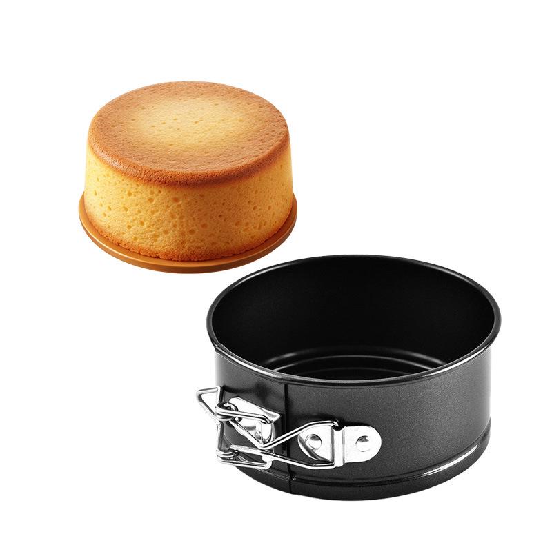 Non-Stick Removable Bottom Chiffon Cake Molds & Mousse Rings Baking Pan Set