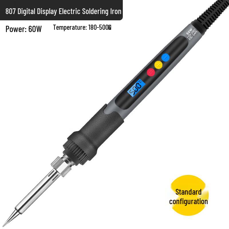 

Digital Adjustable Temperature Soldering Iron Kit CN plug (adapter included)