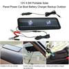12V 20W Portable Solar Panel Charger For Car Motorcycle Efficient Maintenance Solar Panel Accessories 320*120mm