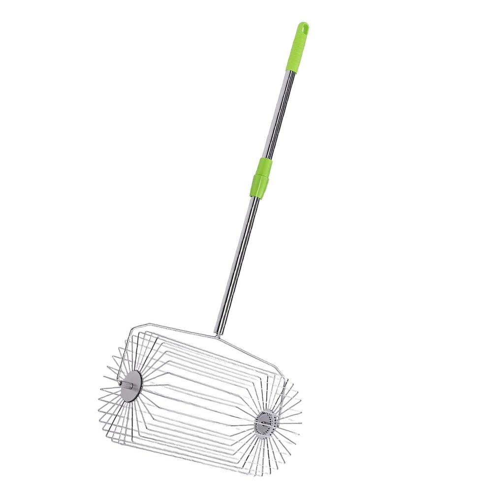 Tennis   Collector Roller Quick Rolling Picker Stainless Steel Multifunction Fruit Collector Garden Tool