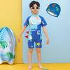 Spot Children's Cartoon Swim Trunks: One-Piece for Boys, Sizes Small To Large, Quick-Drying for Swimming and Hot Springs.