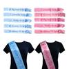 2019 New Newborn Party Decoration Mommy To Be Grandma To Be Footprint Baby Shower Sash Boy Girl Mom Favor Gift