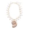 Acrylic Beaded Water Drop Conch Pendant Necklace Vacation Style Unique Personality High-End Exaggerated Necklace For Women