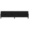 Bed Frame with Mattress Black 90 x 190 cm Fabric