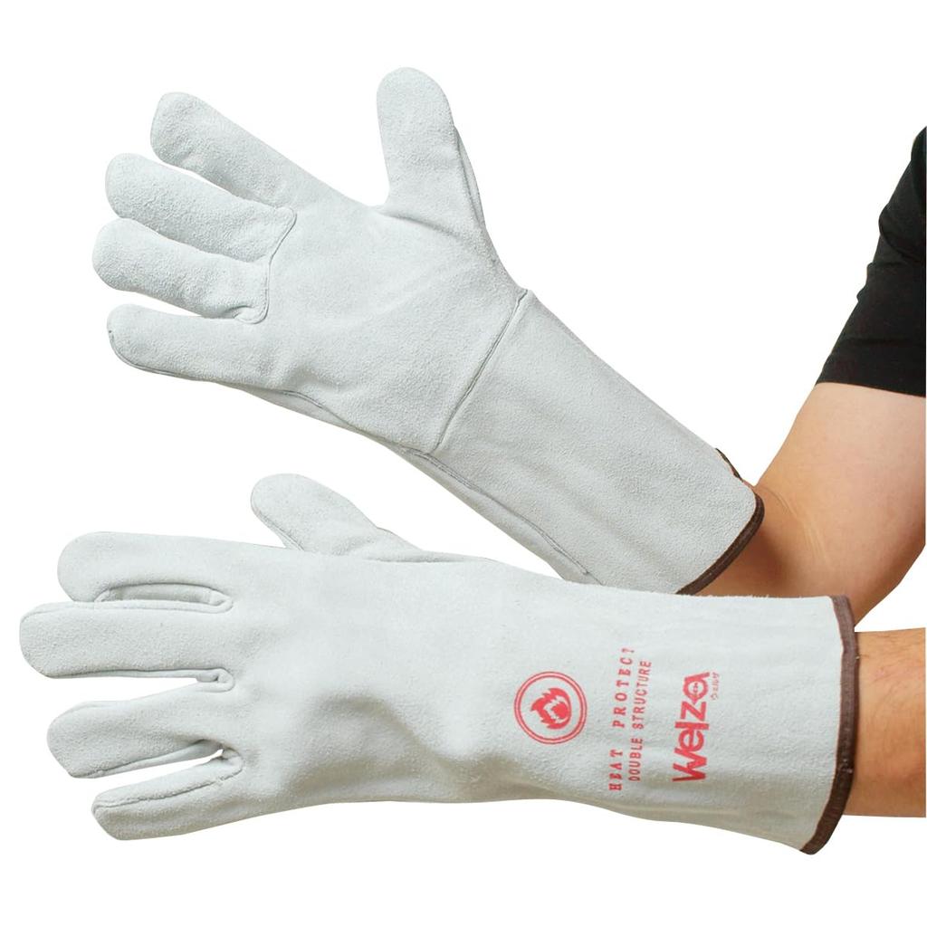 Kashida Seisaku Welza W-0514N Five-Finger Welding Gloves with Lining, One Size
