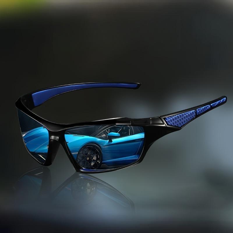3PCS Men's Sports Sunglasses Cycling Goggles Night Vision Driving Sunglasses UV Resistant and Colorful Sports Goggles