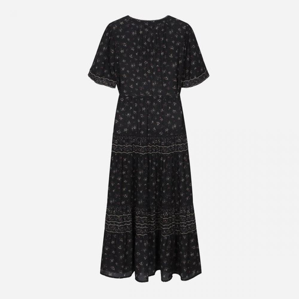 Thursday Island Floral Mood Pintuck Detail Dress T264mop262w