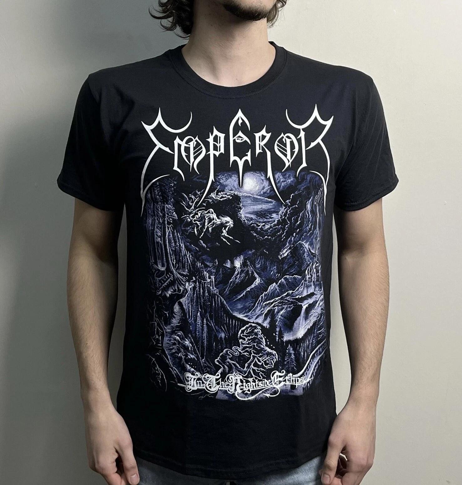 Emperor - In The Nightside Eclipse 2021 (Gildan) Футболка Черный хаос M
