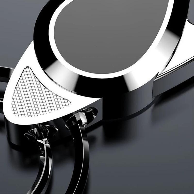 Car Keychain For Volvo  XC40 XC60 XC90 S60 S90 V50 V70 V60 Metal Anti-Lost Dual Key Rings Durable Auto Key Holder Accessories