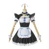 Vanilje Chocola Nekopara Kattepikekjole Tjenerkarakter Cosplay Parykk Kostyme