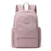 Women Large Capacity Multi Pocket Nylon Backpack with Adjustable Straps for Commute Travel