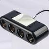 Samochodowy 12V adapter wielogniazdowy 4-drożny Wielogniazdowy adapter 4-gniazdowy Wtyczka samochodowa Zasilacz telefoniczny 12V potrójny adapter samochodowy Y