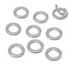 10pcs Engine Oil Drain Plug Washer Gaskets 14mm 94109-12000 Aluminum For Honda For Acura Civic Odyssey For CRV Auto Parts Engine Gaskets 6