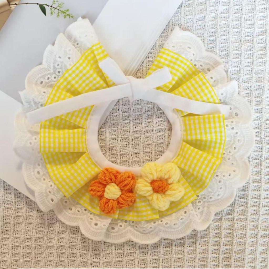 Country Style Cotton Bib for Cats and Dogs