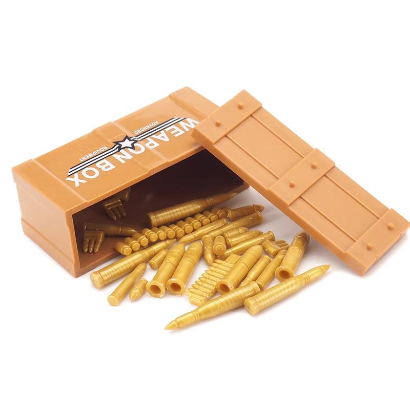 Army WWII Soldier Figure Armaments Brick Playset Gatling M2 Heavy Machine Aviation Gun NSV Bullet Chain Mortar ZB53 Toys Playsetss T12