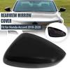 LH Driver Side Rearview Mirror Cover Cap For 2018-2022 HONDA ACCORD Gloss Black