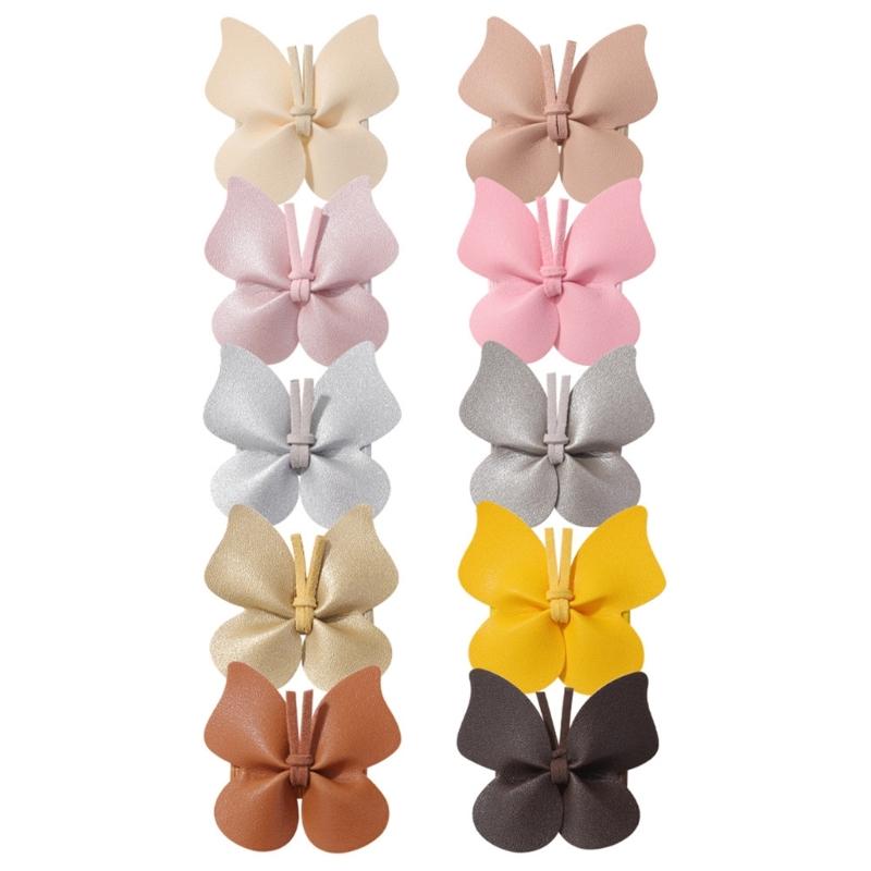 

10Pcs/Set Barrettes Hairpin Hair Clips Hair Accessories Headwear Small Butterfly Headdress for Daily Wearing or Parties 1