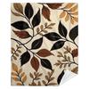 Autumn Leaves Pattern Throw Blanket Warm Fall Design for Living Room Sofa Decor NatureInspiredHome Gift for Her