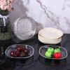Plastic Candy Plate Transparent Dinner Plate Easy To Clean Fruit Plate  Kitchen
