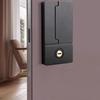 Minimalist Silent Magnetic Suction Bedroom Wooden Door Lock Embedded Swing Door Lock Without Handle Double-sided Invisible Lock