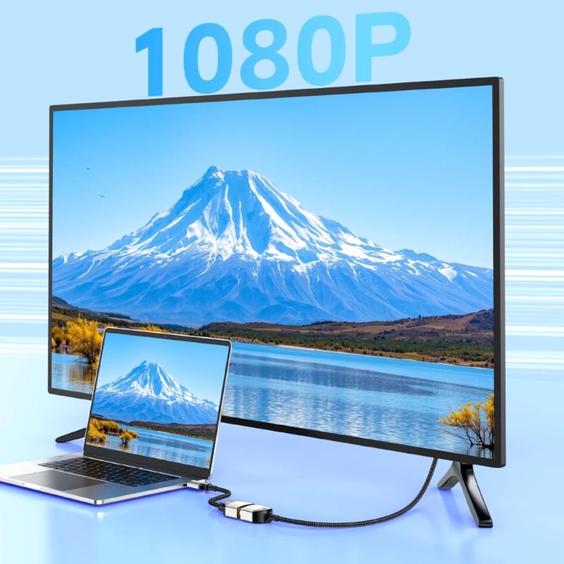 0,2M To VGA-Kabel mit Unterstützung für 1080p-Auflösung und Wiedergabefunktion